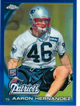 Aaron Hernandez Blue Refractor Rookie Card
