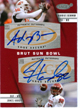 Authentic Adarius Bowman & James Hardy Dual Rookie Autograph
