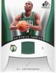 Authentic Al Jefferson Game-Worn Jersey Card