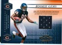Authentic Bernard Berrian Rookie Game Worn Jersey Card