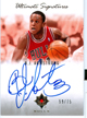 Authentic B.J. Armstrong Autograph Card