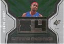 Authentic Chris Webber Dual Game-Worn Jersey Card