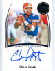 Authentic Chris Leak Rookie Autograph Card