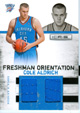 Authentic Cole Aldrich Rookie Game-Worn Jersey