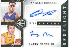 D'Angelo Russell & Larry Nance Jr Rookie Autograph