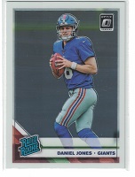 Authentic Daniel Jones Game-Worn Jersey Card