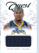 David West Game Worn Jersey