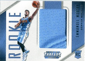 Authentic Emmanuel Mudiay Autograph Rookie Game Worn Jersey Card