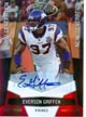 Authentic Everson Griffen Rookie Autograph