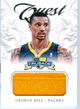 George HIll Game Worn Jersey Card