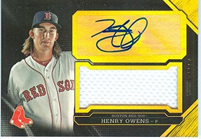 Authentic Henry Owens Autograph Game-Worn Jersey