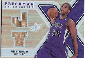 Authentic Jason Thompson Dual Rookie Game-Worn Jersey