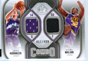 Authentic Jeff Hornacek & Karl Malone Dual Game Worn Jersey