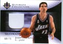 John Stockton Game Worn Patch