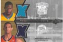 Authentic Julian Wright & Brandon Wright Duel Game-Worn Jersey