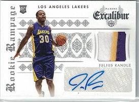 Authentic Julius Randle Rookie Autograph