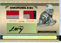 Authentic Laurence Maroney Rookie Autograph Card