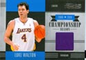 Authentic Luke Walton Game Worn Jersey Card
