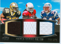 Authentic Mark Ingram, Ryan Williams & Shane Vereen Triple Game-Worn Jersey Card