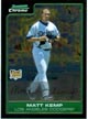 Authentic Matt Kemp Autograph Game-Worn Jersey Card