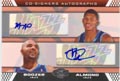 Authentic Morris Almond & Carlos Boozer Duel Autograph Card