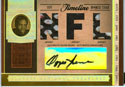 Authentic Ozzie Newsome Autograph Triple Game-Worn Jersey