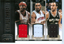 Richard Hamilton, Ben Gordon & Manu Ginobili Game Worn Jersey