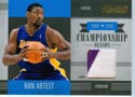 Authentic Ron Artest Game-Worn Patch Card