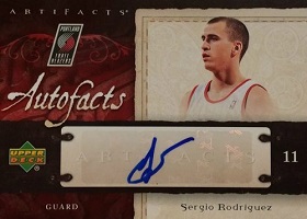 Authentic Sergio Rodriguez Autograph