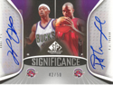 Authentic T.J. Ford & P.J. Tucker Dual Autograph
