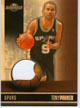 Authentic Tony Parker Game-Worn Jersey Card