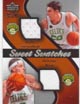 Authentic Wally Szczerbiak & Delonte West Duel Game-Worn Jersey Card