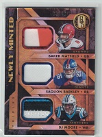Baker Mayfield, Saquon Barkley, DJ Moore Game Worn Jersey