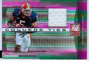 Rashard Mendenhall Rookie Game Worn Jersey Card